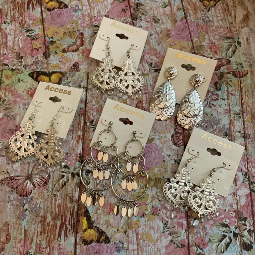 5 Pair Lot of NWT Earrings